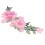 Toppa ricamata Modello 2 cotone 11x28cm rosa 5