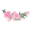 Toppa ricamata Modello 2 cotone 11x28cm rosa 8