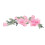 Toppa ricamata Modello 2 cotone 11x28cm rosa 6