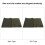 Alfombrilla de tiro plegable verde militar 16.47 oz 5