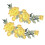 Parche bordado para coser Flor algodón 11x28 Spec2 15