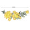 Parche bordado para coser Flor algodón 11x28 Spec2 11