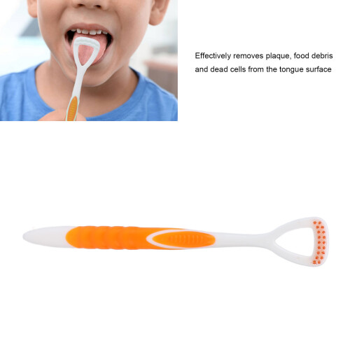 Gratte-langue TS-01 orange, manche long, 12,0 cm 2