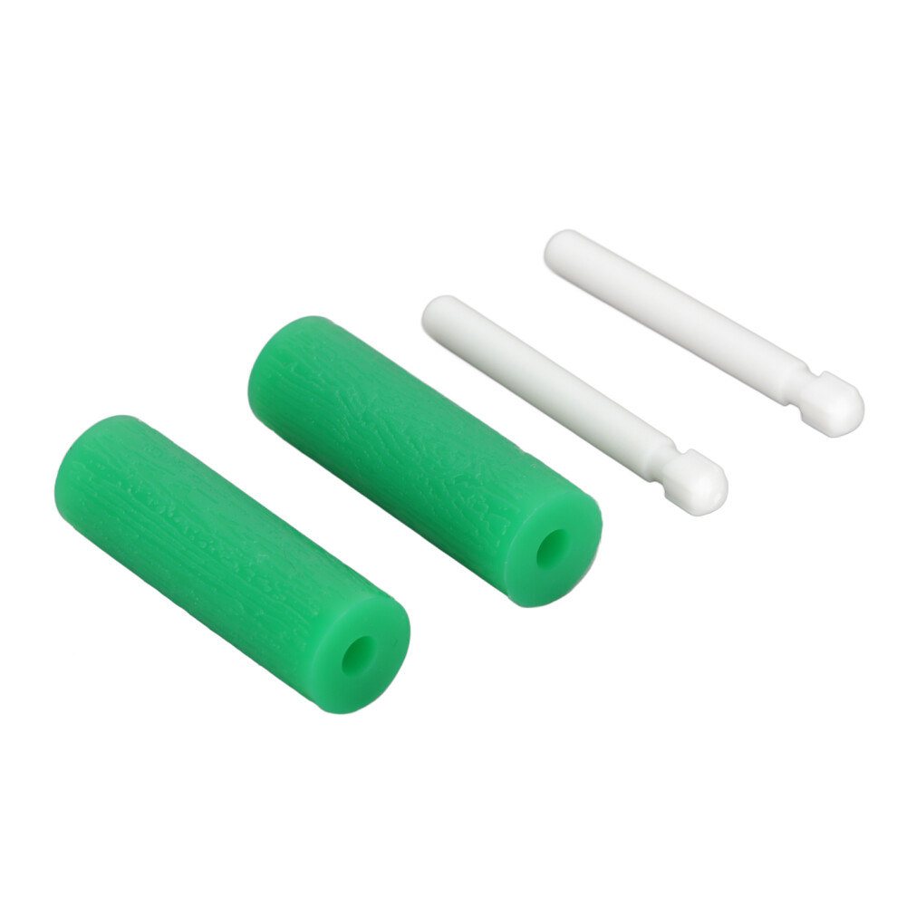 2PCS Mint Flavor Orthodontic Chews Rubber Aligner Chewies with 2PCS Handles for Dental Care