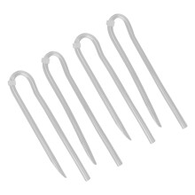 4 pièces de tubage d'oreille en PVC pour appareil auditif BTE 3,5/2,0 mm
