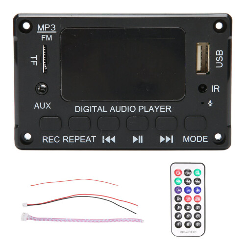 Carte décodeur MP3 Bluetooth 2x40W avec USB et FM 1