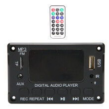 Scheda di decodifica MP3 Bluetooth 2x40W, USB-FM, 160 mAh