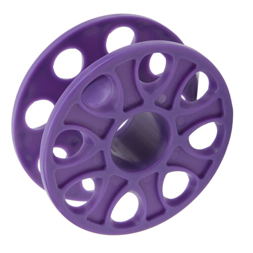 Carrete de dedo para buceo, 3,27,7 cm, morado