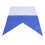 Drapeau bleu et blanc Diver Down 70  60 cm en polyester 1