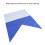 Drapeau bleu et blanc Diver Down 70  60 cm en polyester 4
