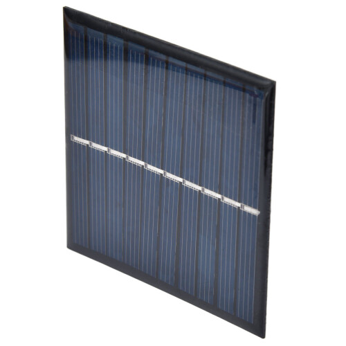 2 paneles solares mini 0,7W 5V 0-140mA 70x70mm 2