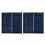 2 paneles solares mini 0,7W 5V 0-140mA 70x70mm 2
