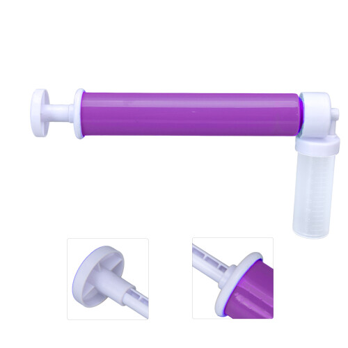 Manual Cake Duster Multifunction Plastic Cake Coloring Sprayer for Baking DessertsPurple 2