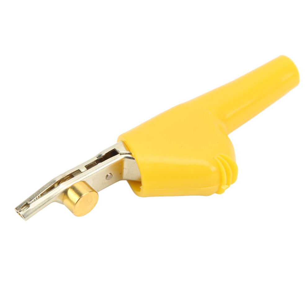 Crocodile Clip Telecom Communication Test Clamp Stripping Free With Needle 25Mm Opening J.60043yellow 9351321635114