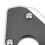 Trident 660 2021+ Extensor de caballete de aleación negra 7