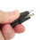 10Pcs Crocodile Clip Testing Clamp 10mm Opening 10A with 4mm Socket Accessory Set KitBlack 8