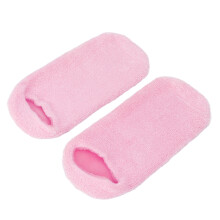 2 pezzi di calze idratanti 22 x 10 cm strato di gel rosa