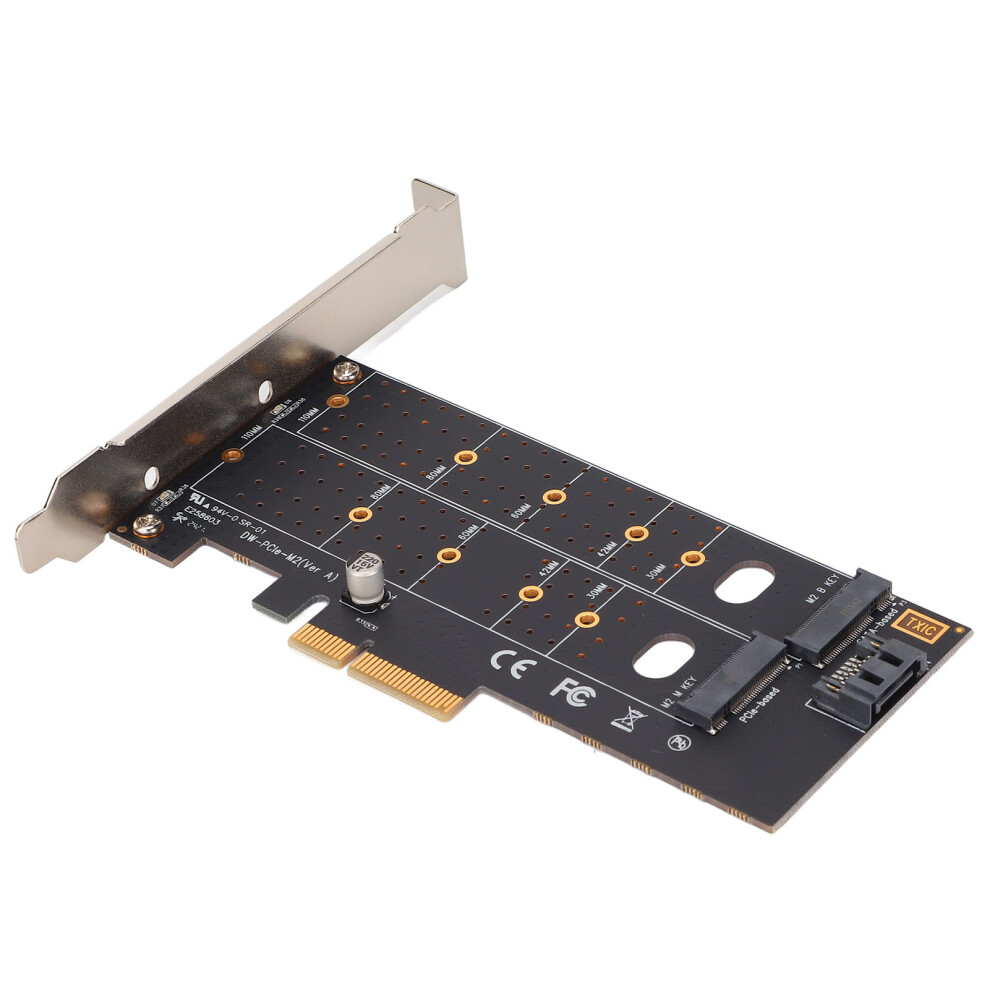 M.2 To Pcie Adapter Pcb Porous Dual M.2 Pcie Adapter Expansion Card For Sata Pcie Nvme Ssd 8211321637895
