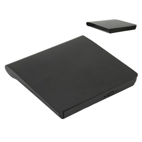 Custodia esterna per DVD slim da 12,7 mm USB 3.0 nera