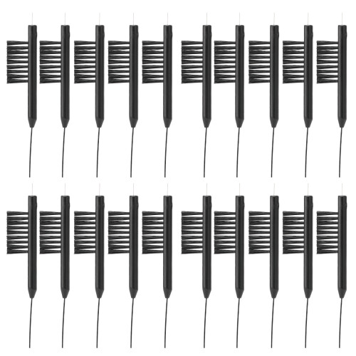 20 pièces Brosse de nettoyage en forme U pour aide auditive 1