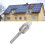 Sensor de termowell Ø8x64mm Acero inoxidable ABS IP68 4