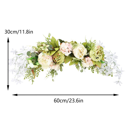 Corona de puerta de primavera 75 cm multicolor, 150 g 1