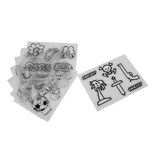 BOPS Shrinky Dink Paper 8 pezzi per confezione semitrasparente 2
