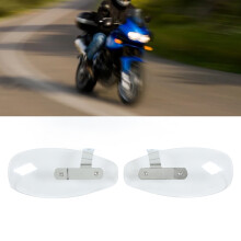 Parabrezza per manubrio della motocicletta trasparente aerodinamico protezione dal freddo compatibilità universale