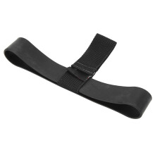 Fascetta di fissaggio per tubo della bombola, elastica in gomma, cinturino per snorkeling, per cilindro da 6 L, nero