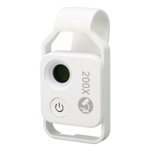501225 200 microscope de poche blanc 120mAh clip