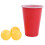 Set da gioco Beer Pong con 12 bicchieri, 8 palline, bicchiere 12,59,5 cm 8