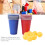 Set da gioco Beer Pong con 12 bicchieri, 8 palline, bicchiere 12,59,5 cm 5