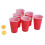 Set da gioco Beer Pong con 12 bicchieri, 8 palline, bicchiere 12,59,5 cm 10