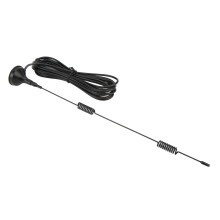 2 piezas de antena SMA de cobre rojo, 15 dBi, 3 m, 600-6000 MHz