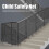 9,8 ft (3 m) Rete di sicurezza in mesh - 300x74cm Nero 11