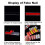 Ruban adhésif transparent double-face - Acrylique rouge 3