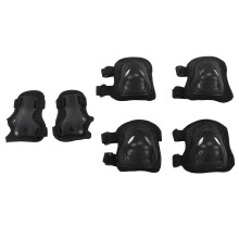 Kinder Erwachsene Rollschuhschutz-Set Knie, Ellenbogen, Handgelenk, 6+