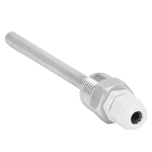 Termowell inoxidable de 100 mm con tapa de ABS, IP68 2