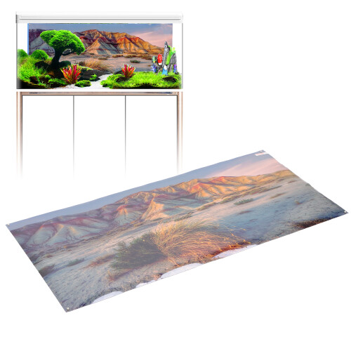 Fond d'aquarium 3D en PVC auto-adhésif, 61  30 cm