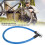 Câble antivol pour vélo en acier durable, portable, facile à utiliser, polyvalent, bleu. 9