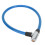 Câble antivol pour vélo en acier durable, portable, facile à utiliser, polyvalent, bleu. 1