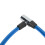 Câble antivol pour vélo en acier durable, portable, facile à utiliser, polyvalent, bleu. 8
