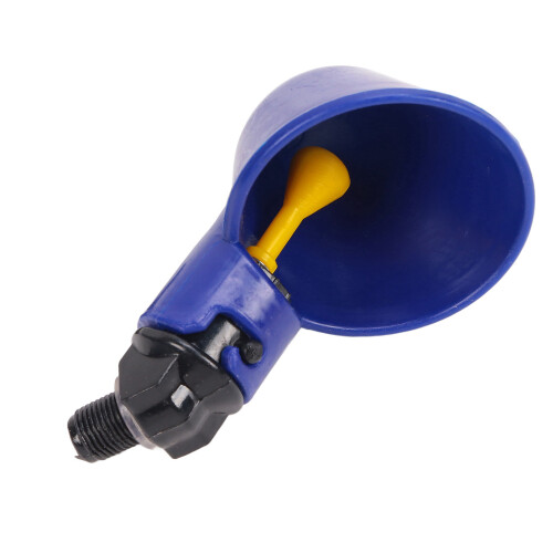 20 pezzi di coppe d'acqua automatiche per polli in plastica, blu