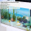 Fond d'aquarium 3D auto-adhésif 61x30cm 3