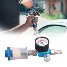 Régulateur d'air pneumatique pour pistolets à peinture en laiton et plastique accessoire de pistolet de 1/4 po