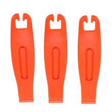 RL206 3 piezas de palancas de llanta de nylon para bicicleta naranja rojizo 1.7oz