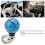 Power Ball Spinner Blu per Volante, Anello da 3 cm 8