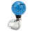 Power Ball Spinner Blu per Volante, Anello da 3 cm 2