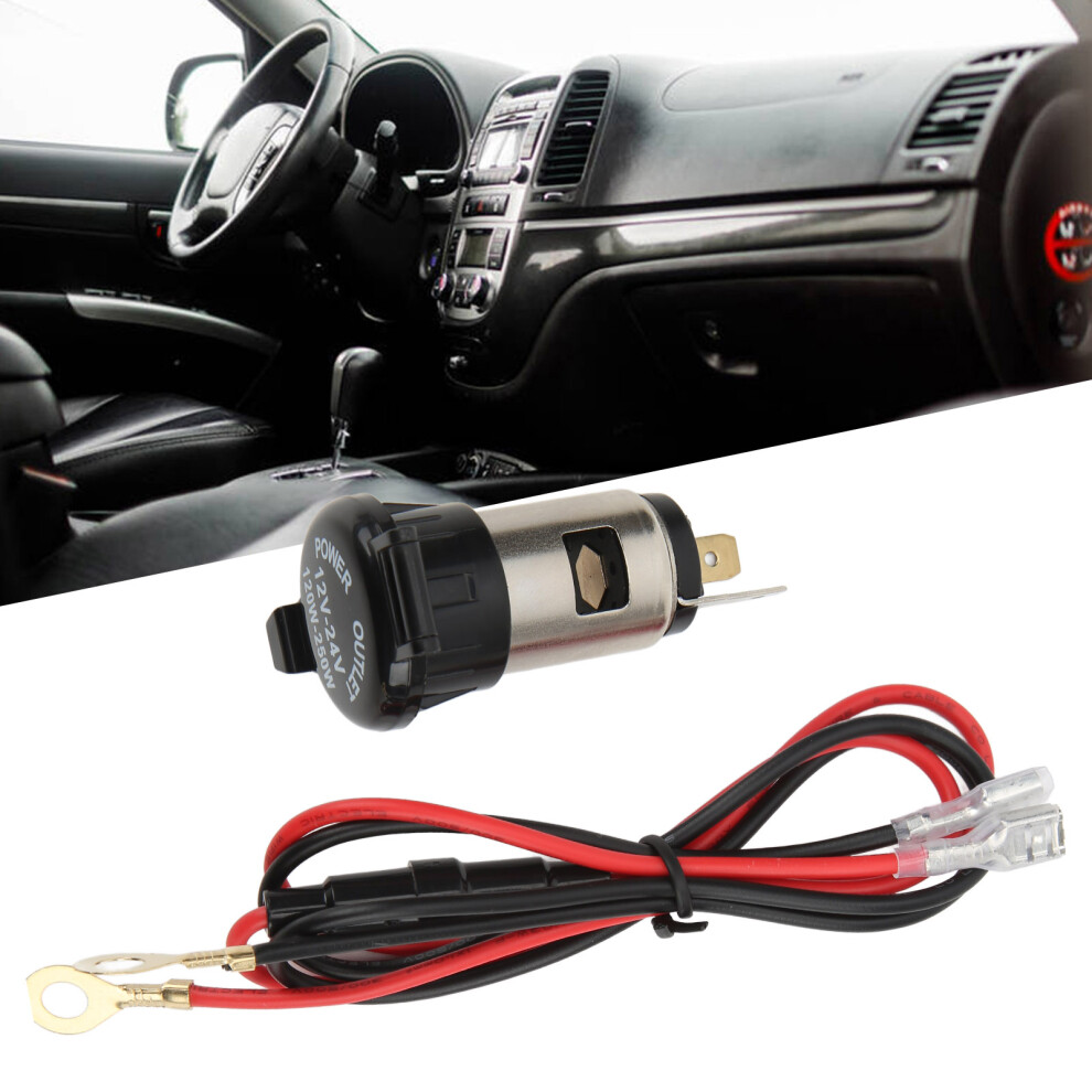 Cigarette Lighter Socket Car Power Outlet Socket 12Â24V For Automotive Truck Rv Boat Motorcycle 7901321651830