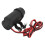 Motorcycle Dual USB Charger Cigarette Lighter Socket 12V-24V 11